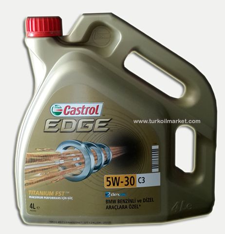 Castrol Edge 5W-30 C3 Titanium FST - 4 Litre 5W-30 Benzinli Yalar castrol