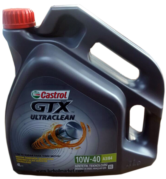 Castrol GTX Ultraclean 10W-40 - 4 L 10W-40 Dizel Yağlar castrol