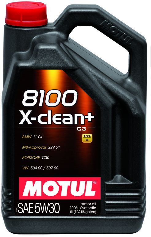 Motul 8100 X-clean+ 5W-30 - 5 Lt 5W-30 Benzinli Yalar motul